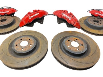 LEXUS RC GSF RCF 5.0 СУППОРТЫ GSF ЗАМЕННЫЕ ДИСКИ ПЕРЕДНИЕ ЗАДНИЕ BREMBO