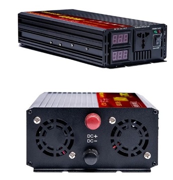 PRZETWORNICA SAMOCHODOWA NAPIĘCIA 24V na 230V 5000W SINUS CZYSTA SINUSOIDA