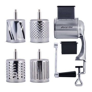 МАШИНА ДЛЯ ИЗМЕЛЬЧЕНИЯ СУШЕНЫХ ОРЕХОВ И СЫРА МНОГОФУНКЦИОНАЛЬНАЯ ТЕРКА KAMILLE