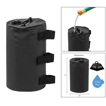 Мешок с песком емкостью 20 литров. Удобная сумка с навесом.