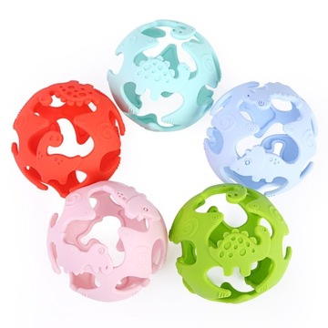 GiliGums Dino BALL Мягкий силиконовый прорезыватель 3 м+ Z