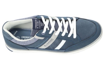 AMERICAN CLUB RH76 SOLIDNE, STYLOWE ADIDASY PÓŁBUTY BUTY MĘSKIE NAVY 41