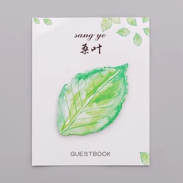 Creative Japanese Maple leaves sticky notes Kawaii memo pad Self-adhesive N