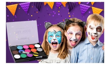 ПРЕМИУМ КРАСКИ ДЛЯ ПОКРАСКИ ЛИЦА И ТЕЛА, 15 ЦВЕТОВ. МОЮЩИЕСЯ ДЕТИ