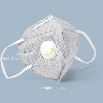 АНТИВИРУСНАЯ МАСКА АНТИ СМОГА KN95 С ФИЛЬТРОМ FFP2