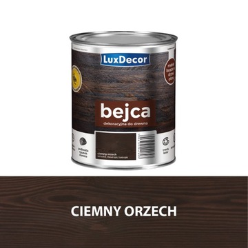 LuxDecor Bejca do drewna ciemny orzech 200 ml