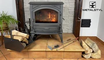 Набор скребок для золы + кочерга для чистки печи-камина