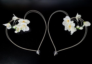 Украшение автомобиля Украшение автомобиля Свадебные Сердечки 2 шт.