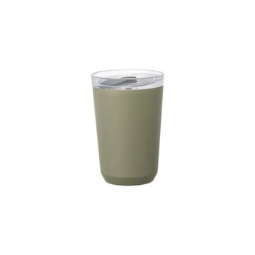 Kinto - Kubek termiczny To Go z zatyczką, 360ml - Khaki
