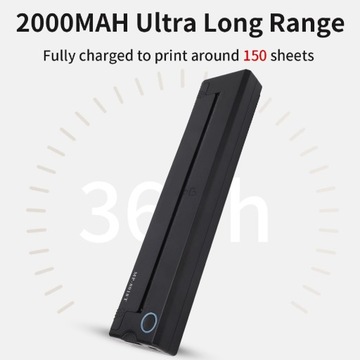 ПОРТАТИВНЫЙ ТЕРМОПРИНТЕР BLUETOOTH ДЛЯ ТАТУ-ДОКУМЕНТОВ А4