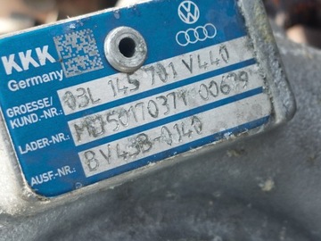 AUDI A4 B8 EXEO 2.0 TDI CAG TURBÍNA TURBO 03L145701 BV43B-0140