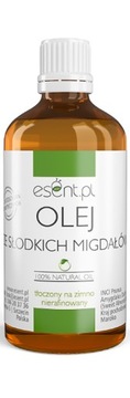 ESENT OLEJ ZE SŁODKICH MIGDAŁÓW nierafinow. 100ml