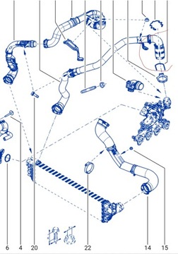 ШЛАНГ ИНТЕРКУЛЕРА MASTER 3 III 2.3 dCi TURBO