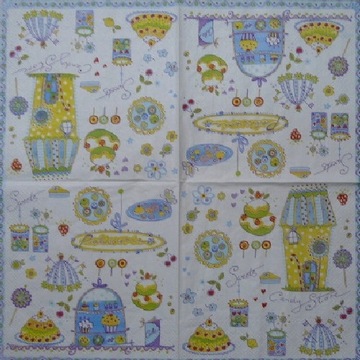 serwetka, serwetki 33x33 cm IHR - 36301 dziecięce