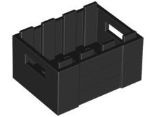 LEGO Akcesoria - Skrzynia, kontener (30150) czarna