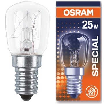 Żarówka SPECIAL E14 25W T26 LODÓWKOWA OSRAM