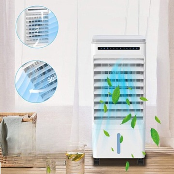 Мобильный воздухоохладитель объемом 5 л охлаждает и увлажняет