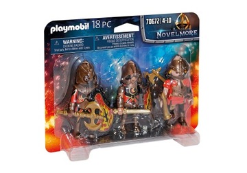 PLAYMOBIL 70672 NOVELMORE Trzech wojowników Burnha