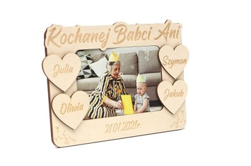 Подарок фоторамка ко Дню бабушки и дедушки
