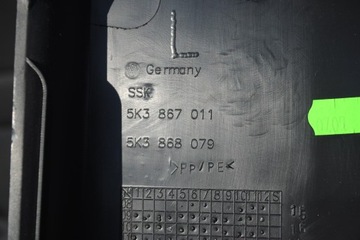 ОБИВКА БОКОВИН ПЕРЕДНЕЙ ДВЕРИ GOLF VI GTD GTI HB 3D