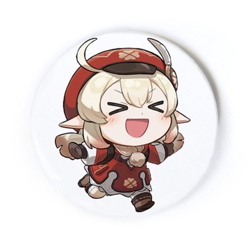 Przypinka anime Genshin Impact chibi Klee 58 mm