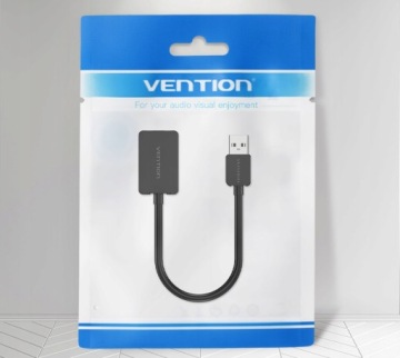 Внешняя звуковая карта 2 x USB 2.0 TRS Vention CDYB0 2-port 0.15m