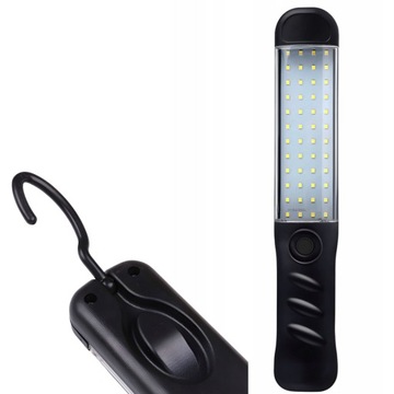 СВЕТОДИОДНАЯ ЛАМПА МАСТЕРСКАЯ ФАКЕЛ МАГНИТНЫЙ КРЮК 80 LED