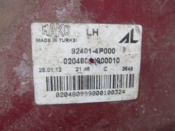 HYUNDAI I20 08-12 SVĚTLO LEVÝ ZADNÍ C409