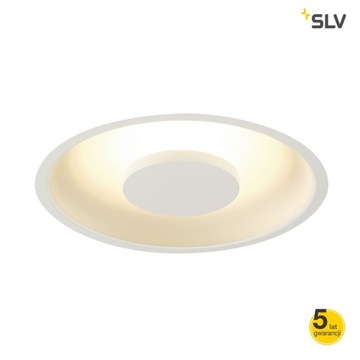 OCCULDAS sufit do wbudow okrągła biała SMD LED SLV