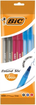 Długopis BIC Round Stick mix 6szt.