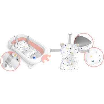 СКЛАДНАЯ СИЛИКОНОВАЯ BABY BABY BABY ДЕТСКАЯ ТУРИСТ + ПОДУШКА