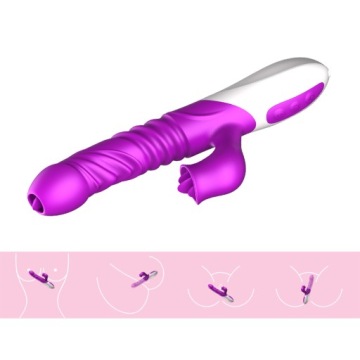 Секс-вибратор Bunny КЛИТОРАЛЬНЫЙ МАССАЖЕР G-SPOT SLIDING с подогревом