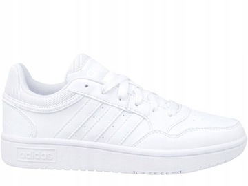 Adidas buty przed kostkę białe sznurowane HOOPS 3.0 GW0433 # 35 1/2