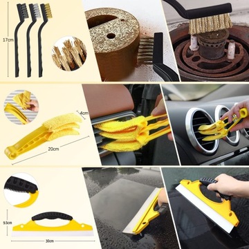 НАБОР ДЛЯ МОЙКИ АВТОМОБИЛЯ ДЕТЕЙЛИНГ АВТОМОБИЛЯ ТКАНИ ИЗ МИКРОФИБРЫ
