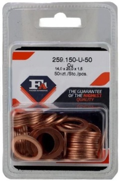 ШАЙБА 14Х20Х1,5 МЕДНАЯ /50ШТ/