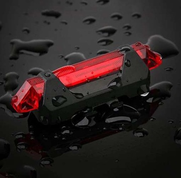 КОМПЛЕКТ ВЕЛОСИПЕДНЫХ ФОНАРОВ ПЕРЕДНЯЯ СВЕТОДИОДНАЯ CREE T6 + ЗАДНЯЯ БАТАРЕЯ USB