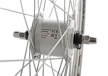 КОЛЕСО 28 ПЕРЕДНЕЕ ALU SHIMANO С ГЕНЕРАТОРОМ 3W 6V серебристый
