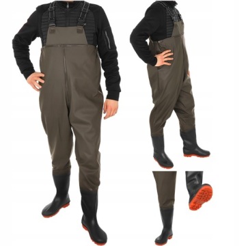 РЫБАЛОЧНЫЕ БРЮКИ ВОДОНЕПРОНИЦАЕМЫЕ РЕЗИНОВЫЕ ВЕЙДЕРЫ С HABS ВЕЙДЕРЫ + БЕСПЛАТНО