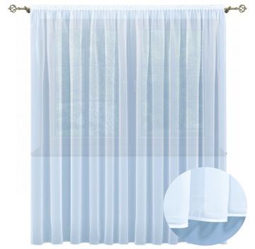 GOTOWA FIRANKA BIAŁA WOAL SALON POKÓJ 400x250