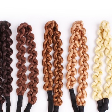 Плетеная повязка для волос Плетеные повязки на голову