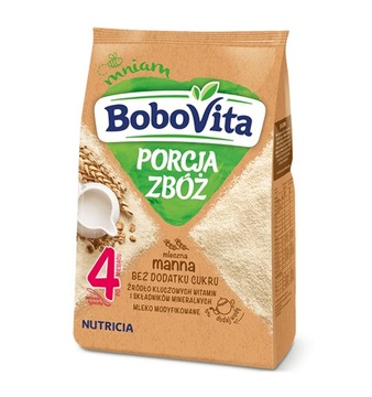 BoboVita Kaszka mleczna manna bez cukru 210g