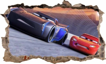 Наклейка на стену AUTA CARS 3D XXL