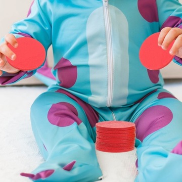 128 шт., маленькие круглые красочные деревянные жетоны для подсчета