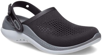 KLAPKI MĘSKIE CROCS LITERIDE CZARNE R.46,5 GRATIS