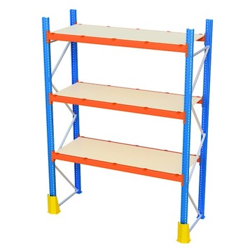 Складские паллетные стеллажи Складские паллетные стеллажи H-3 м 3000 кг на 18 паллет