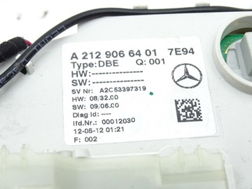 LAMPA INTERIÉR KABINY POLSTROVÁNÍ MERCEDES CLS W218 A2129066401