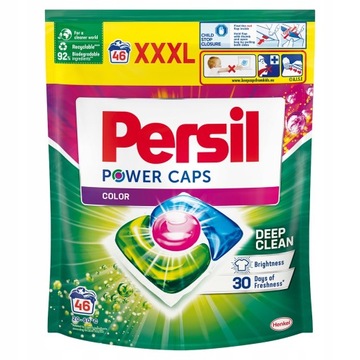Kapsułki do prania Power Caps Color PERSIL
