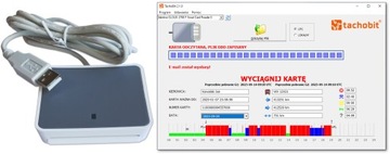 Czytnik kart kierowców G2v2 i program TachoBit