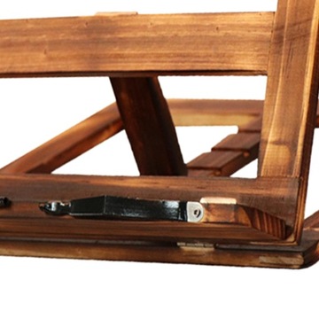 Stojak na książki Drewniany stojak na książki Regulowany żelazko do książek