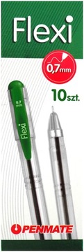 Długopis DŁUGOPISY Flexi 5 Penmate ZIELONY10 sztuk